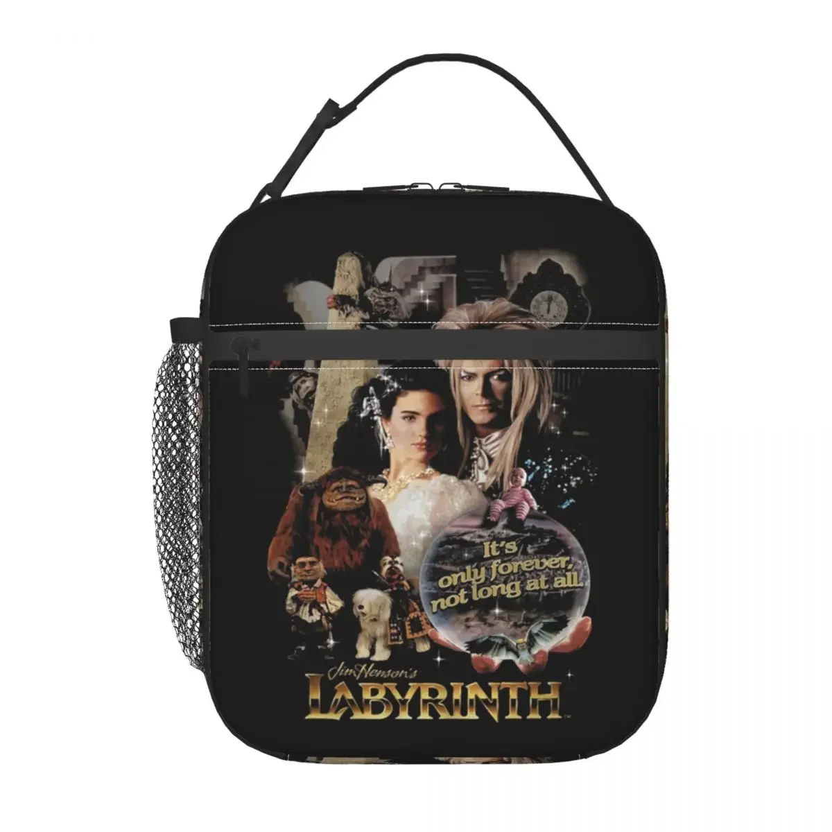 Labyrinth Fantasy Film Portable Lunch Box for Women Multifunction Thermal Cooler Food Insulated Lunch Bag Office Work