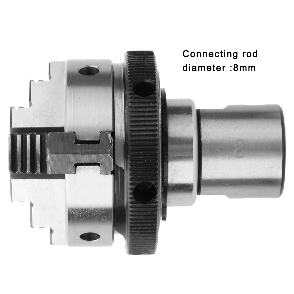 CNC Parts Mini Lathe Machine Parts Lathe Chuck Chuck Connecting Rod Stainless Steel M14*1 for K01-50/63 K02-50/63 Lathe Chuck
