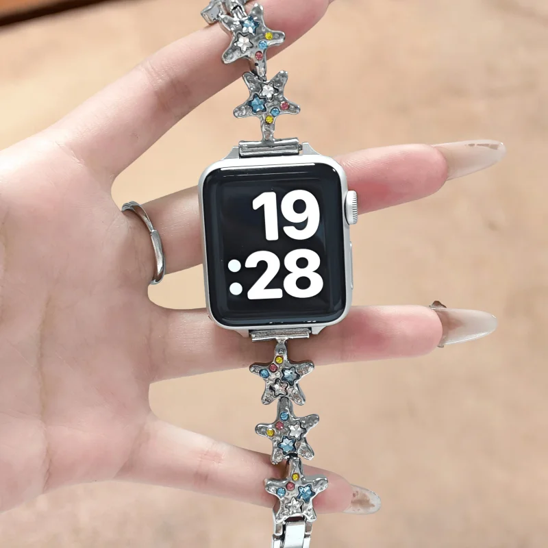 

1 шт. высококачественный ремешок для часов в минималистском стиле, совместимый с ремешком для iWatch 38 мм, 40 мм, 41 мм, 42 мм, 44 мм, 45 мм, 49 мм, модный, стильный.