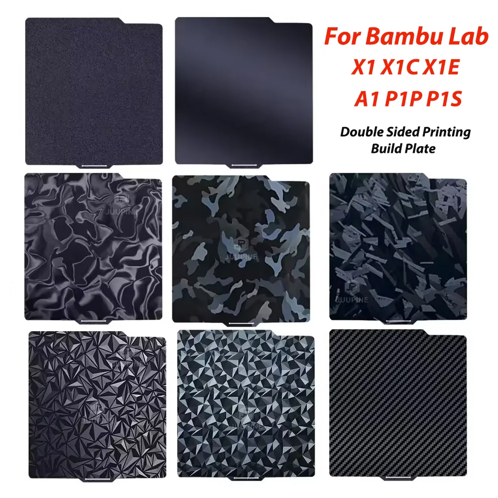 Bambu P1s Printing Plate 3d Printer Parts 257x257mm Build Plate Pei Peo Pet For Bambu Lab X1 Carbone Bambu Lab P1p Accessories