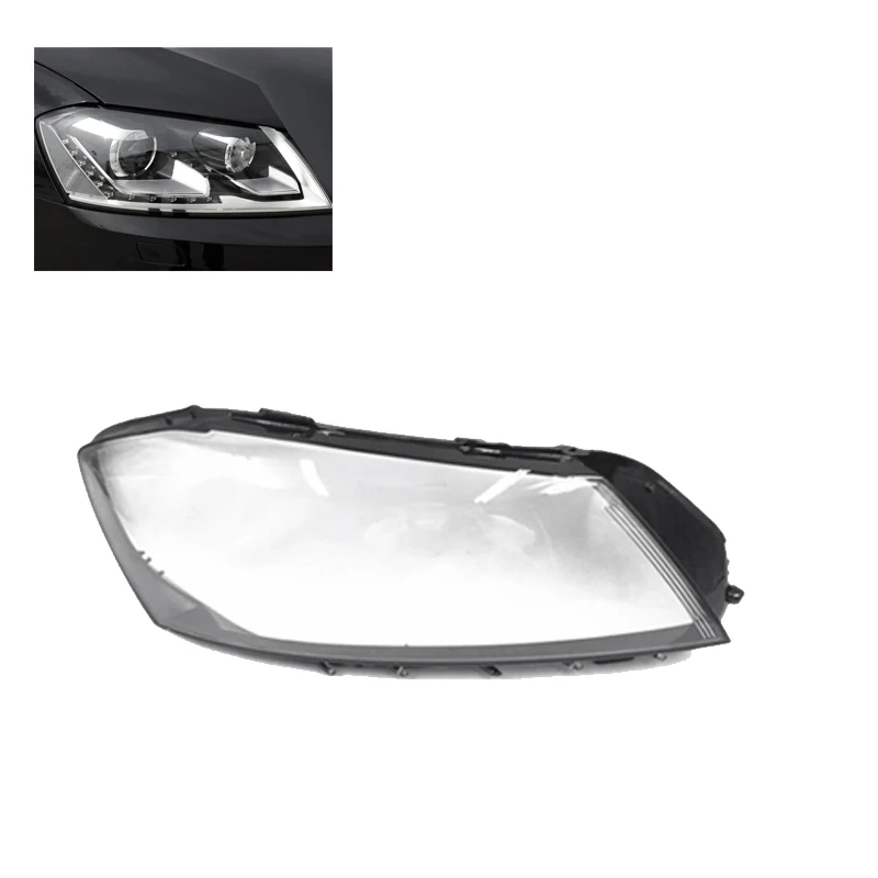 Car Front Headlight Head Lamp Lens Cover Shell Lampshade For Passat B7 2011 2012 2013 2014 2015 Right