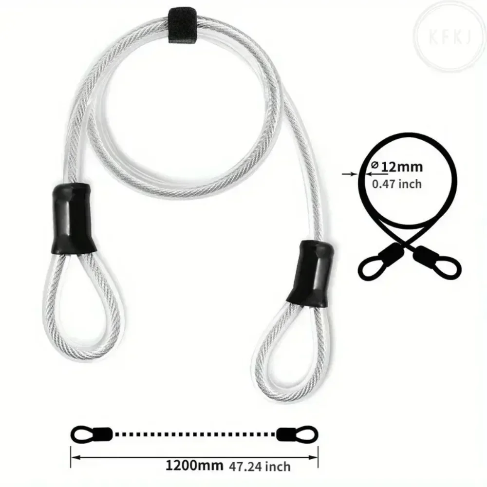 

2025 New 1.2m Security Anti-Theft Bike Chain Lock Bicycle Chain Lock for Motorcycle Bicycle