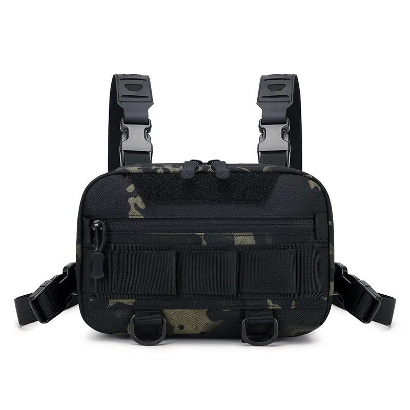 

Tactical Chest Vest Bags Backpack Front Rig Pouch Outdoor Camping Cycling Hiking Hunting Climbing Fishing Lure Travel Fanny Pack