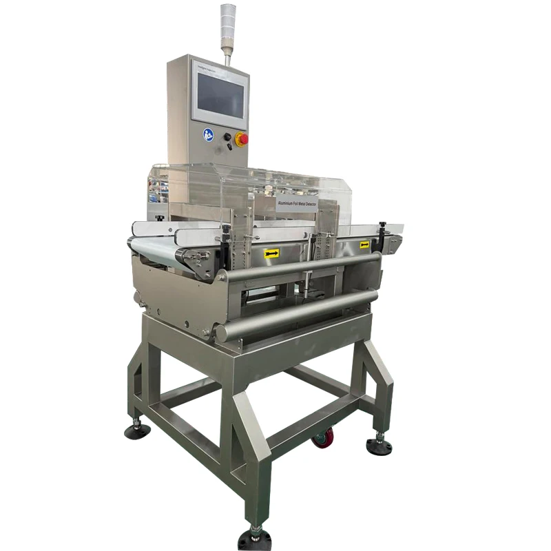 High Sensitivity Aluminum Foil Metal Detector for Food Processing Industry