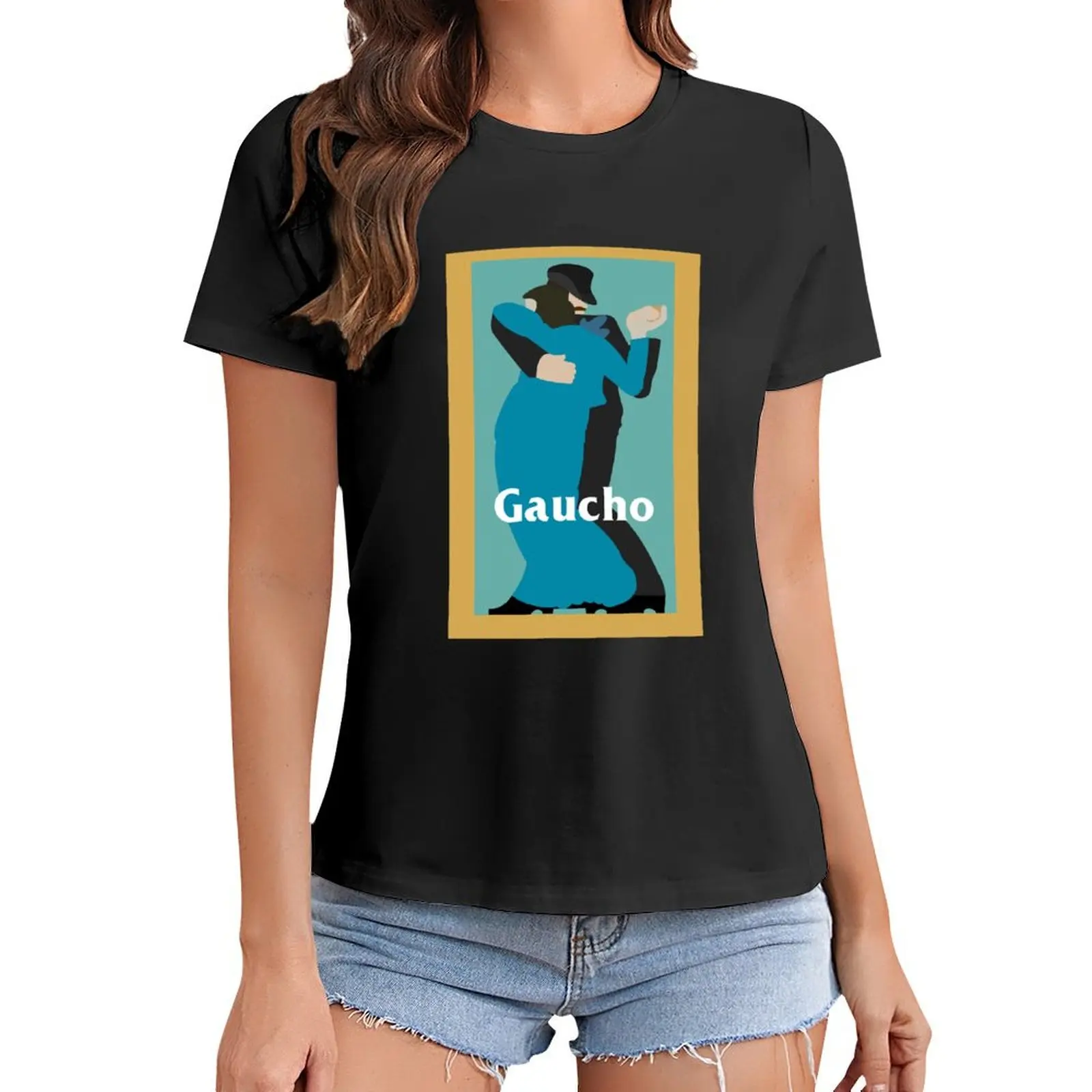 

Steely Dan Gaucho Album Art T-Shirt sports fans oversized cotton t shirts Women