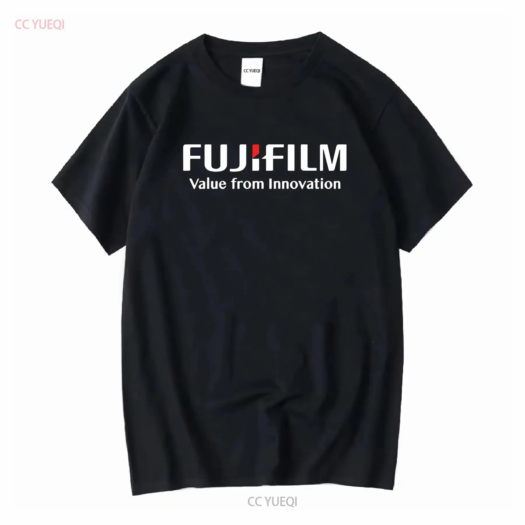 Neues Fujifilm Value From Innovation Logo T-Shirt USA Herrengröße S 5XL Vintage Washed Soft Casual Homme Streetwear Stilvoll