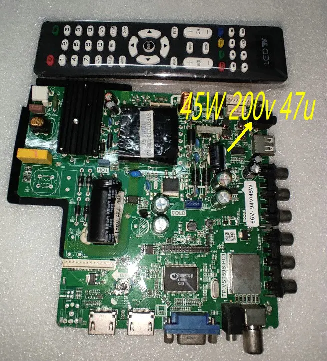 شحن مجاني!! تكوينات الجهد والطاقة متعددة من ثلاثة في واحد اللوحة الأم العامة TP.VST59S.PC1