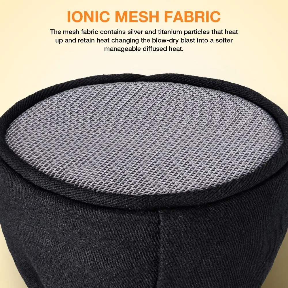 Soft Hair Dryer Diffuser Cover Cloth Foldable Hair Dryer Diffuser Storage Bag with Elastic Band Universal Diffuser Sleeve