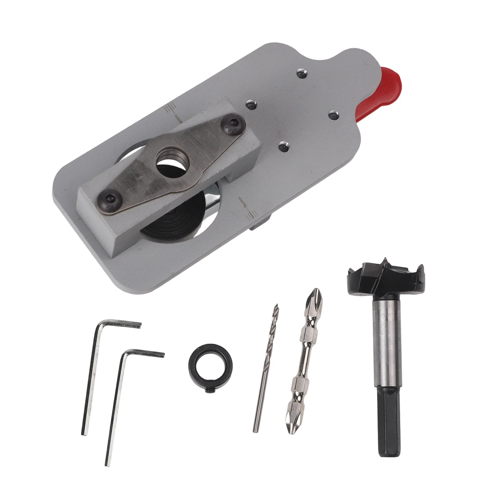 

Woodworking Hinge Hole Locator 35MM Hinge Drilling Template Hinge Puncher Drill Guide Wood Locator For Door Installation Tool