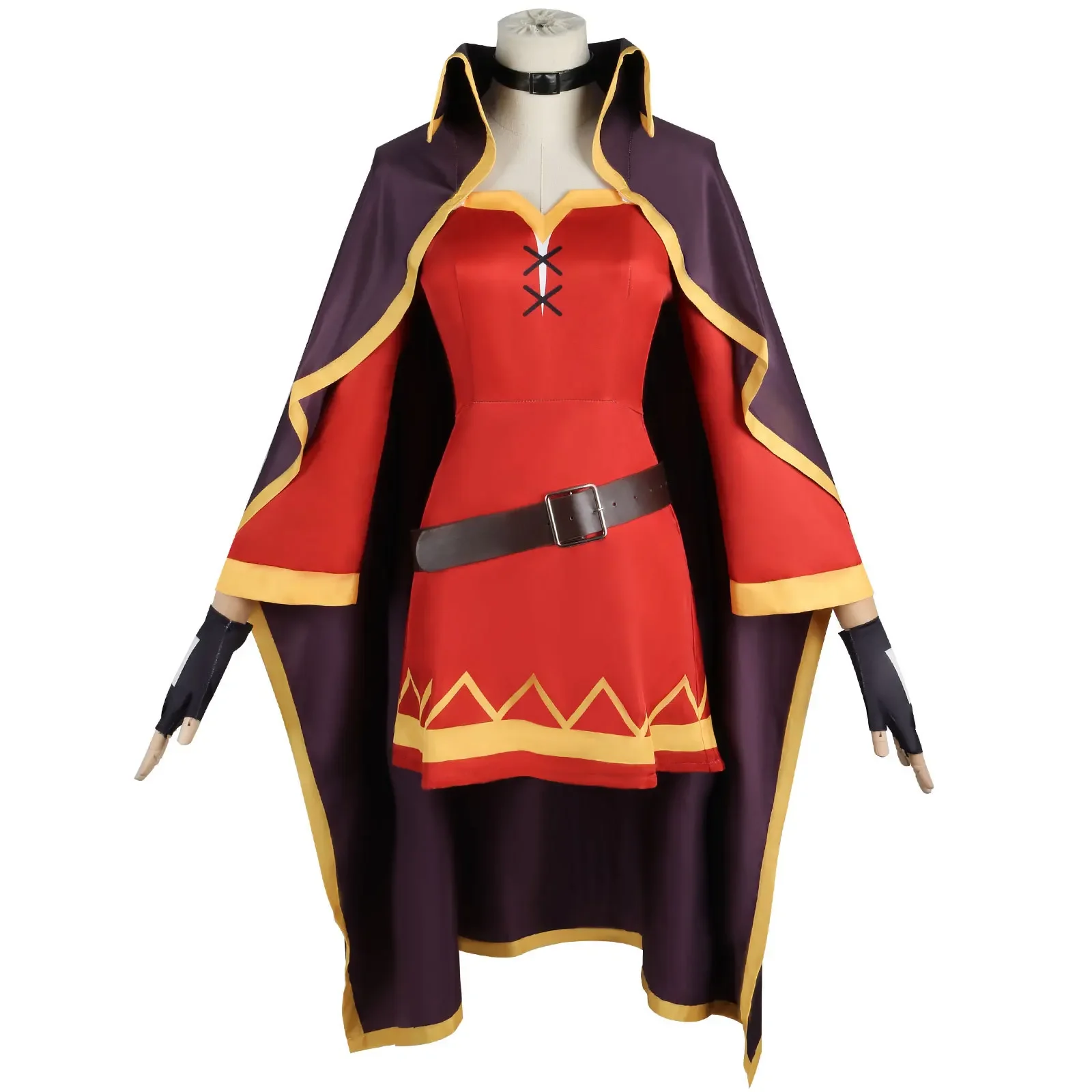 Anime Megumin Cosplay Costume Women Sorceress Dress Outfits Megumin Cos Wig Halloween Cos Costumes