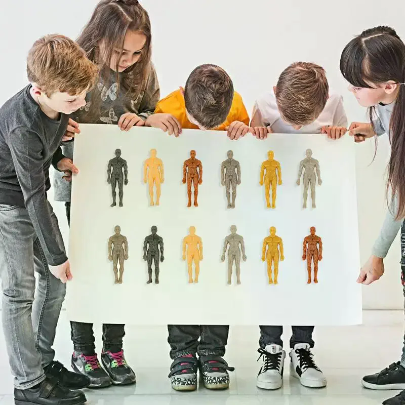 10/20Pcs Fun Human Body Sticky Toy Fun Sticky Pull Stress Relief Toy Stretchy Wall Climbers Novelty Toy Party Favors