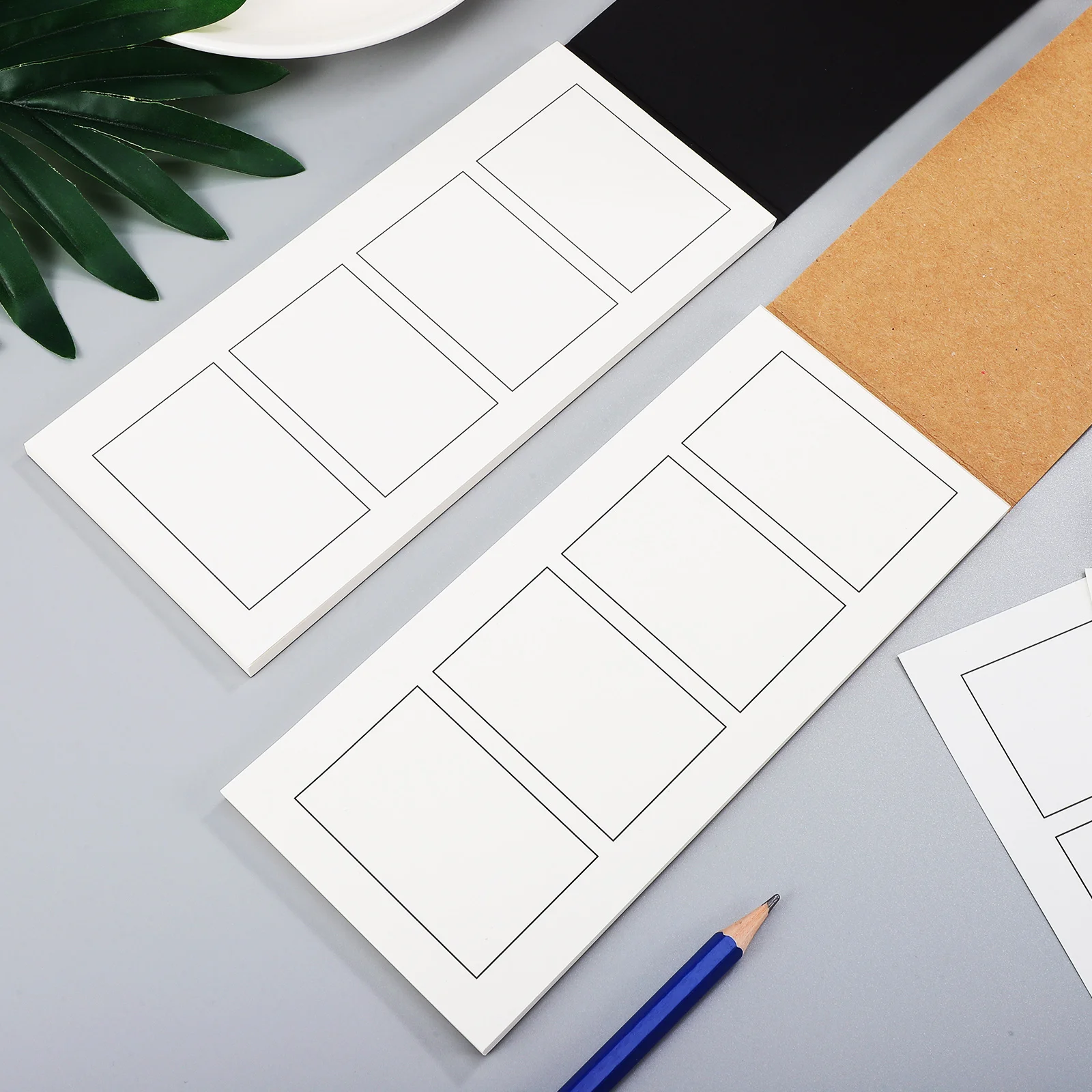 2 pcs Small Notepad Pocket Notebook With Smooth Thick Paper, Compact Portable Memo Pad For Office School Waitress, Mini Note