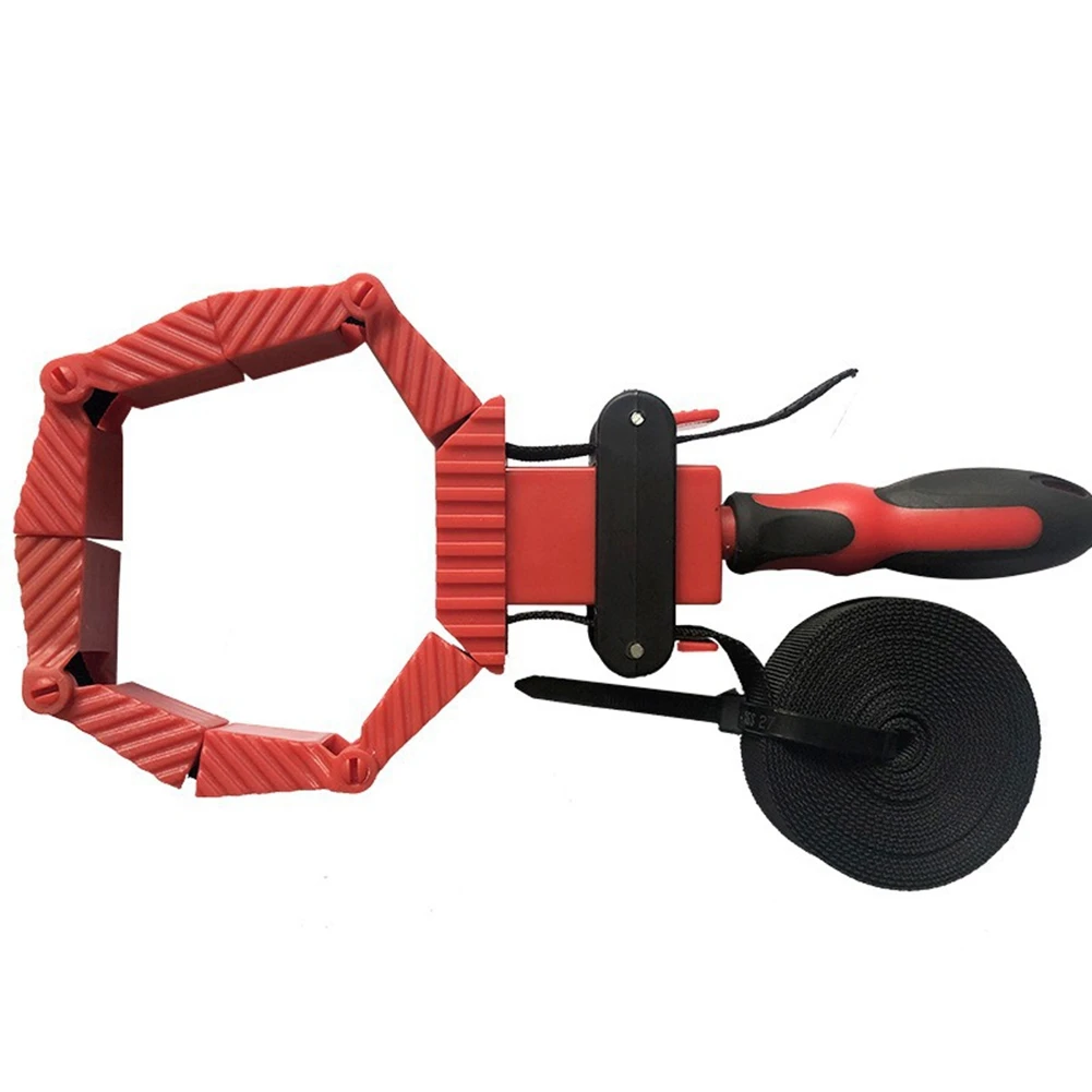 

AT44-4M Belt Frame Clips Multifunction Blet Clamp Quick 35°-305° Adjustable Band Clamp Polygonal Clip Angle Woodworking Tools