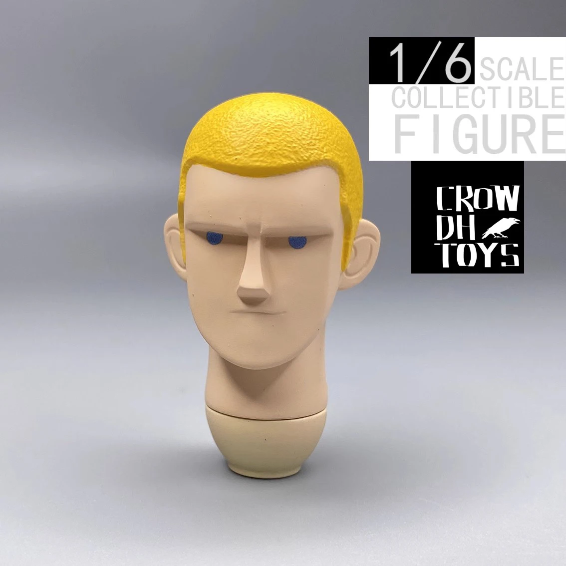 CROW DH TOYS 1/6 Soldier Accessories Trendy Head Carving Model Fit 12'' Action Figure Body In Stock