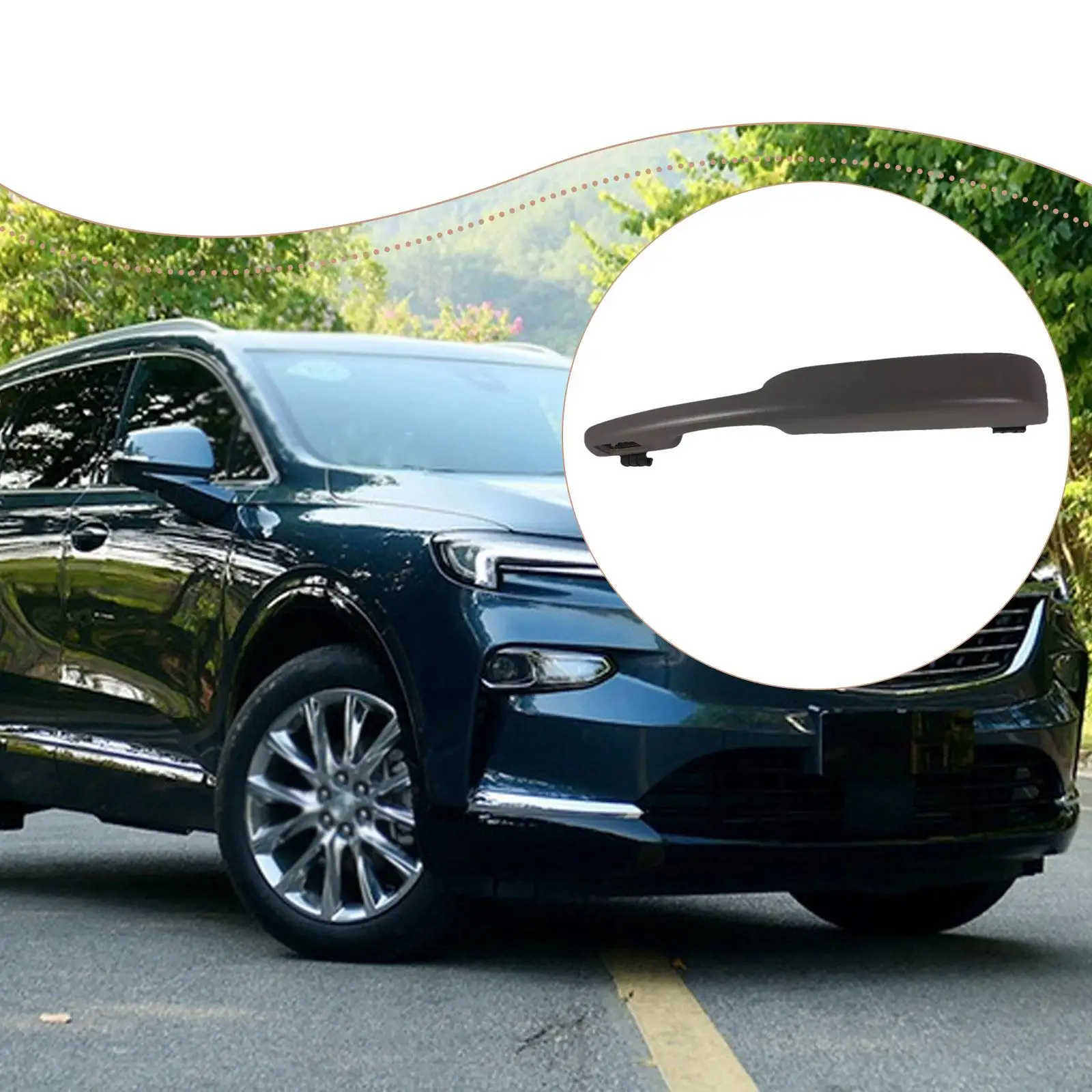 

Inside Door Handle Rear Left 15152061 Sturdy Easy Installation Replace Parts for Escalade 1999-2006 Fitment Auto Accessory
