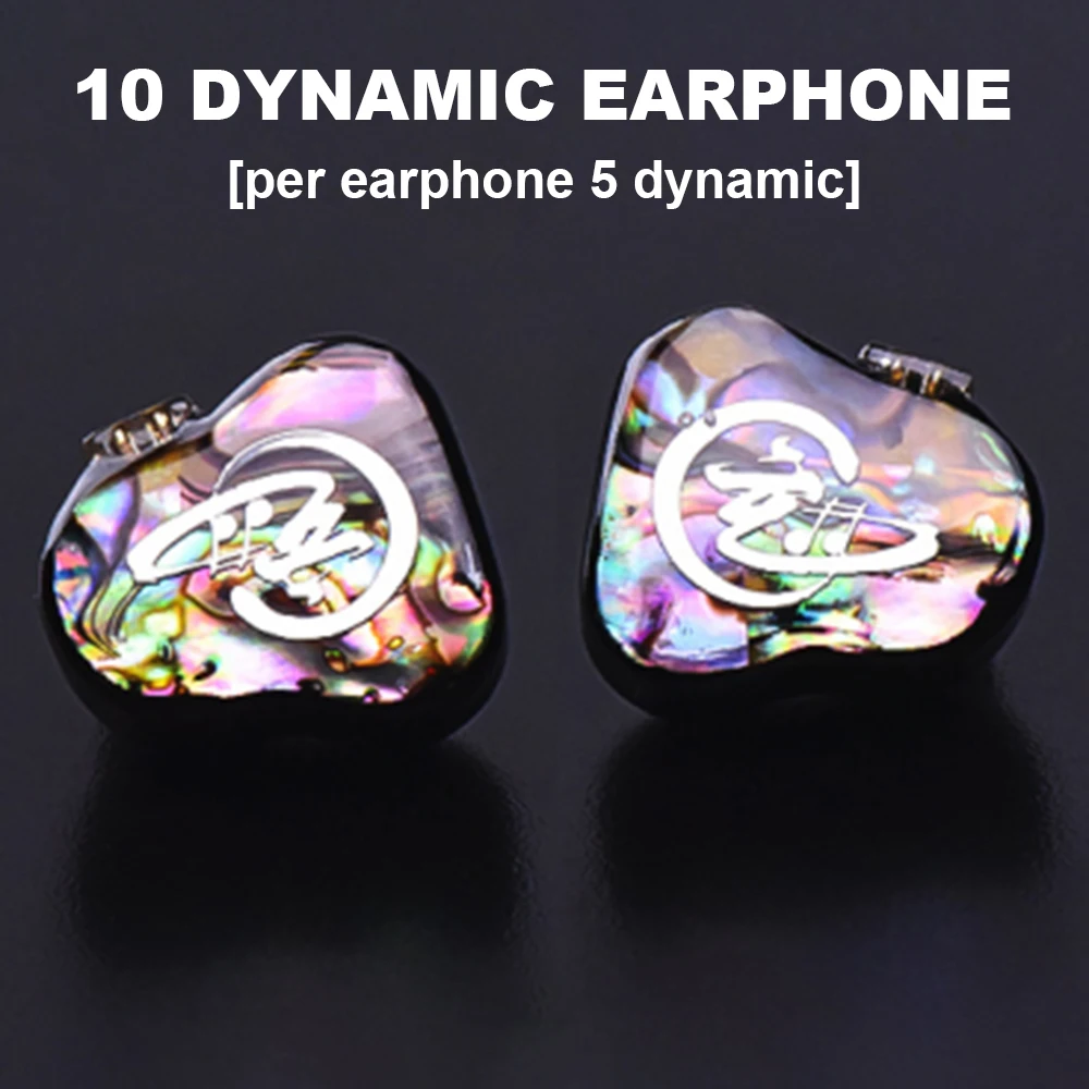 

In-ear Monitor Headphone HiFi Dynamic Earphone DIY 2 pin Detachable Cable Earbuds XUAN 10DD Earphones Wired Headset Custom LOGO