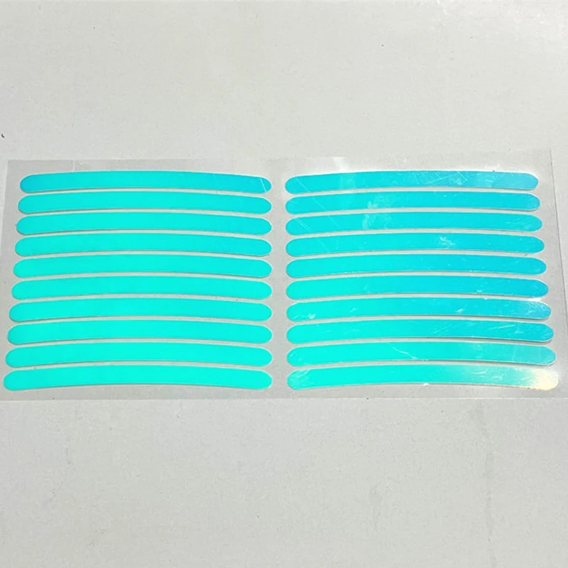

10/20pcs Car Wheel Hub Reflective Sticker Tire Rim Reflective Strips Luminous Sticker For Night Driving Car-Styling Accessories