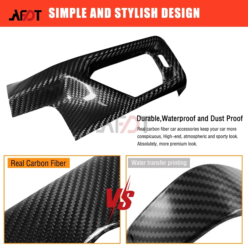 

Для BMW 2, 3, 4 серии G42 G20 G22 2022-2025 настоящая углеродное волокно, приборная панель, боковая вентиляционная панель, аксессуары