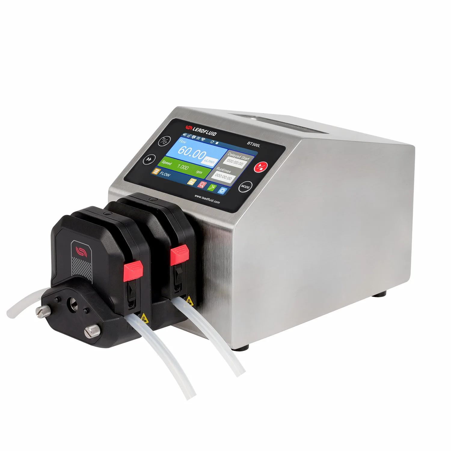 

Lead Fluid BT300F Stepper Motor Peristaltic Pump Hose Pump Manufacture Automatic Filling Machine with Foot Pedal