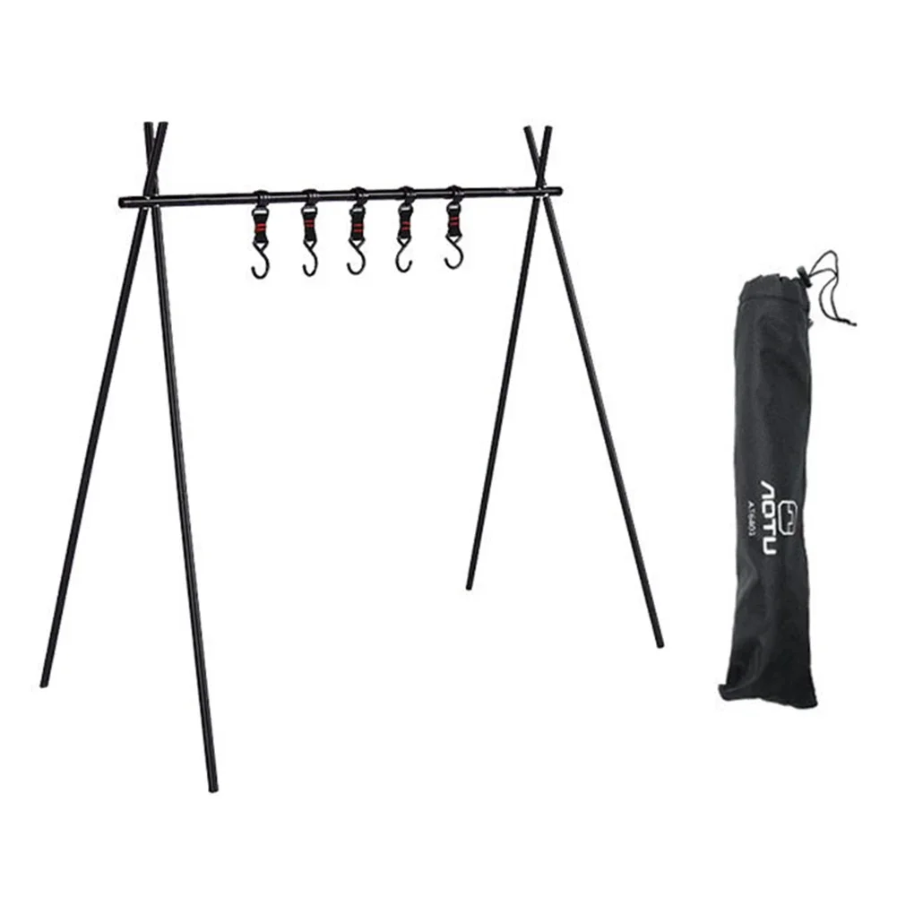 

Compact Storage Rack Outdoor Camping Rack Quick Installation Guide Reinforced Plastic Steel Hooks Compact Outdoor Storage Rack