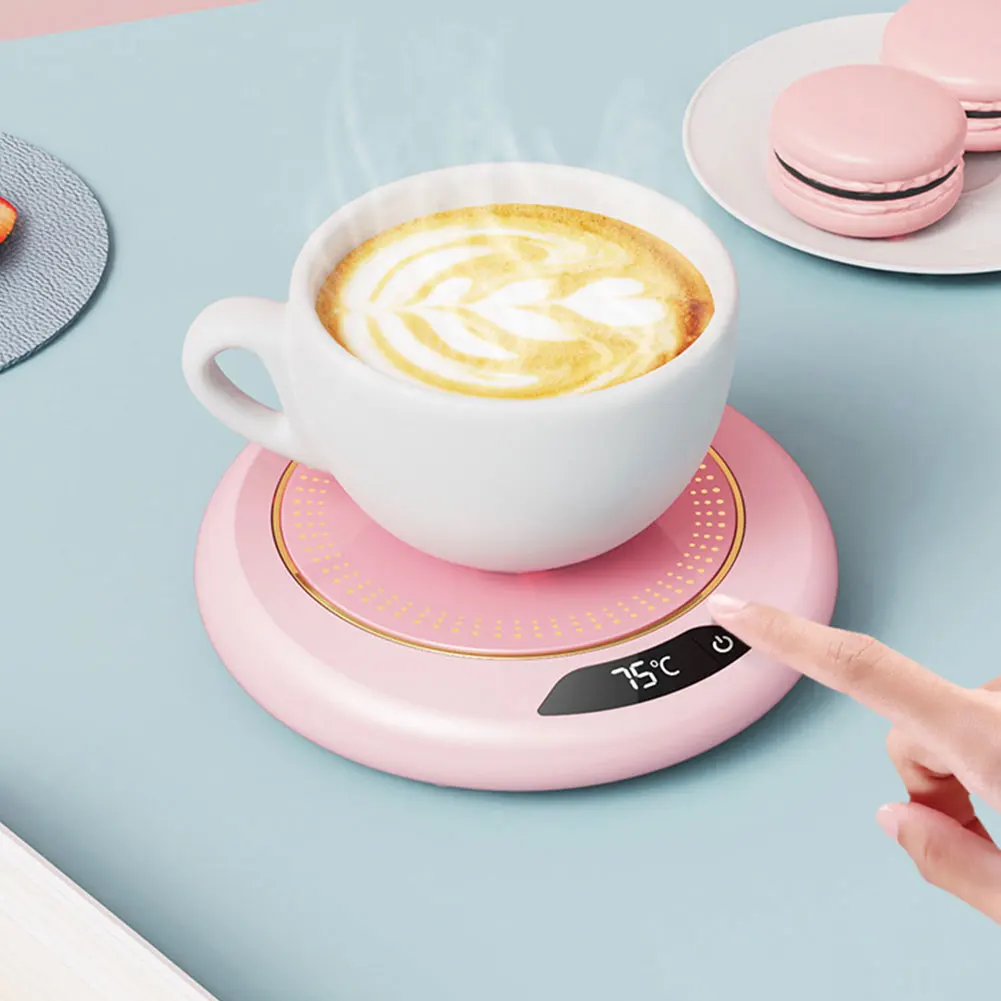 USB القهوة القدح دفئا كوب ذكي دفئا مع 3 إعدادات لدرجة الحرارة المشروبات الكهربائية دفئا لمشروبات الشاي الحليب القهوة
