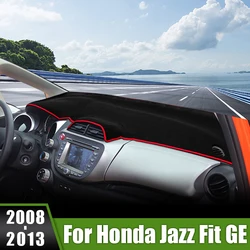 For Honda Fit Jazz GE6 GE7 GE8 GE9 2008 2009 2010 2011 2012 2013 Car Dashboard Cover Avoid Light Pad Non-Slip Carpet Accessories