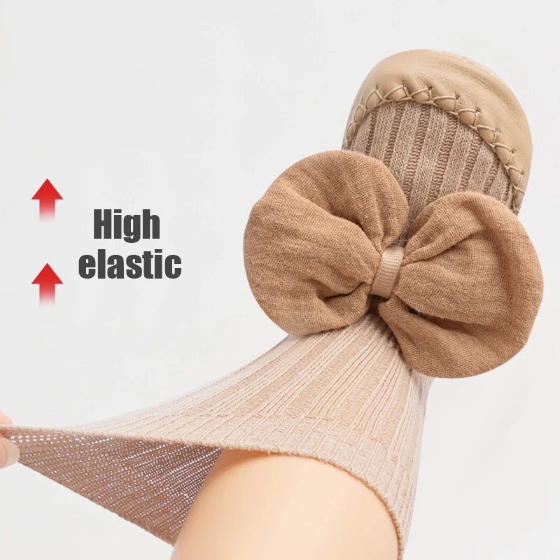 الوليد الجوارب النعال الكرتون الرضع طفل الفتيات جوارب يمكن السير بها على الأرض أحذية المضادة للانزلاق لينة وحيد الصغار الجوارب الأحذية لفتاة #2