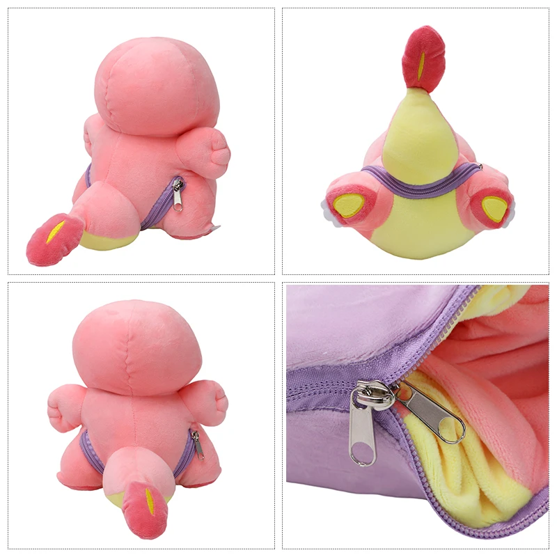 Muñeco de Peluche de Pokémon Ditto Fliped, dragonita, Magikarp, Trubbish, de doble cara, Peluche suave, Anime, regalo de cumpleaños y Navidad