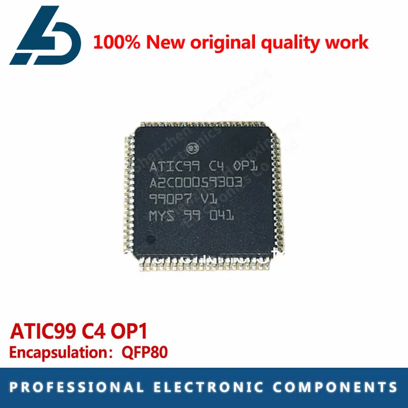 1PCS ~ 10 PÇS/LOTE ATIC99 C4 OP1 QFP80 ATIC99 C4 0P1