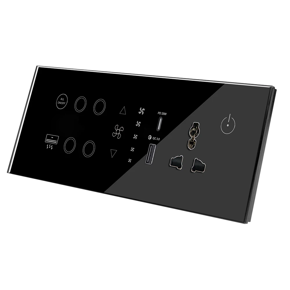 

Умный переключатель Wi-Fi, настенный выключатель света, многофункциональный умный дом, переключатель дистанционного управления Wi-Fi