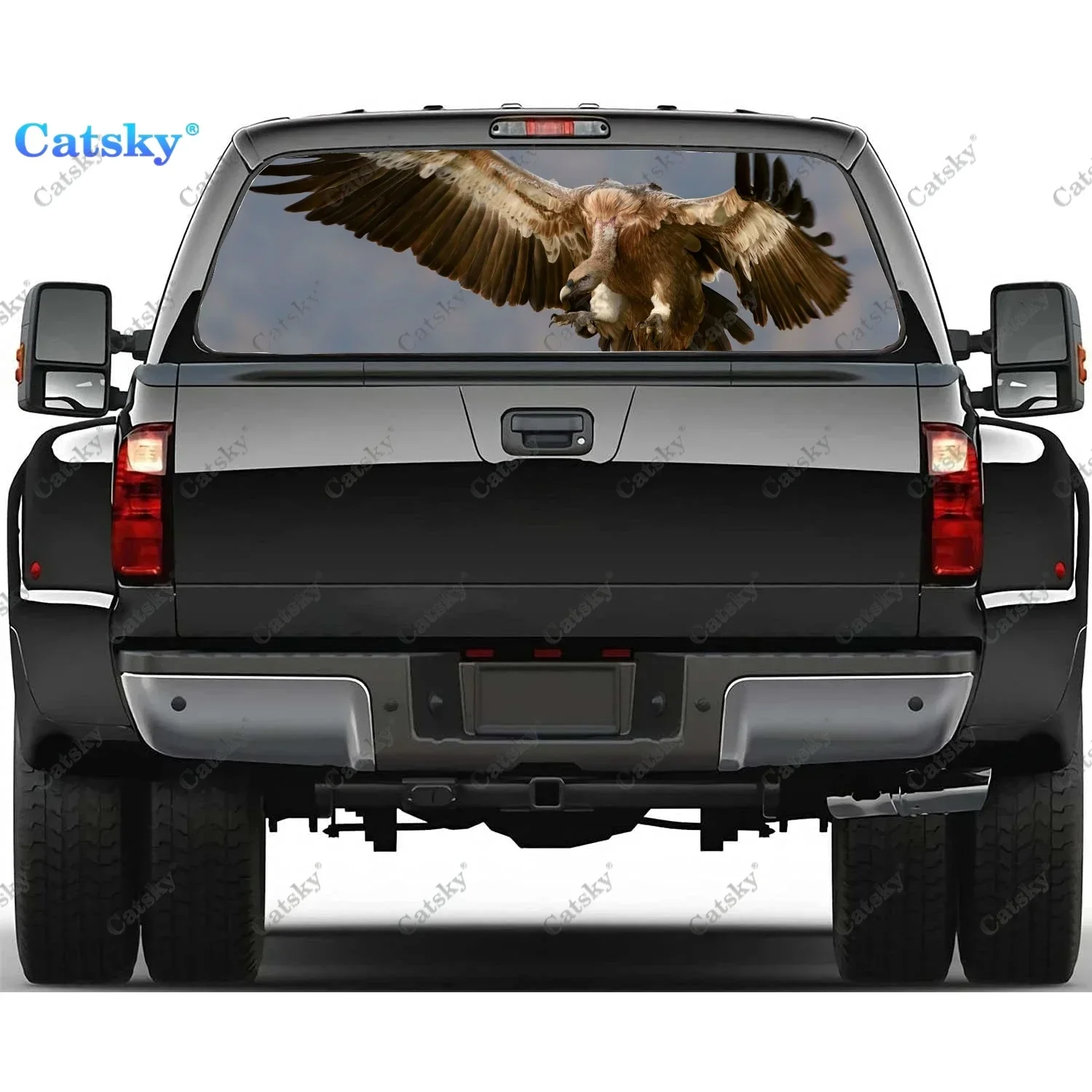 

Vulture Animal Bird Rear Window Automotive Decals and Graphics Rear Window Decals for Trucks, Car Window Decal Sticker