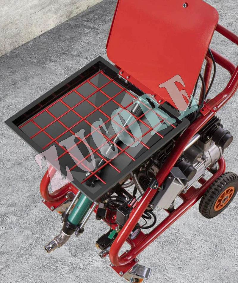 Máquina de pulverización sin aire eléctrica de alta presión, 5000W, 20L, masilla multifuncional/pasta de cemento/pulverizador de pintura con revestimiento impermeable