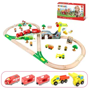 Tren De Madera Juguettos AliExpress