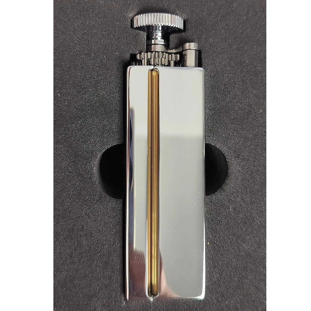 Metal silver plated chrome plated brass cigarette rolling machine, handmade DIY rare smoking accessories with a length of 70mm