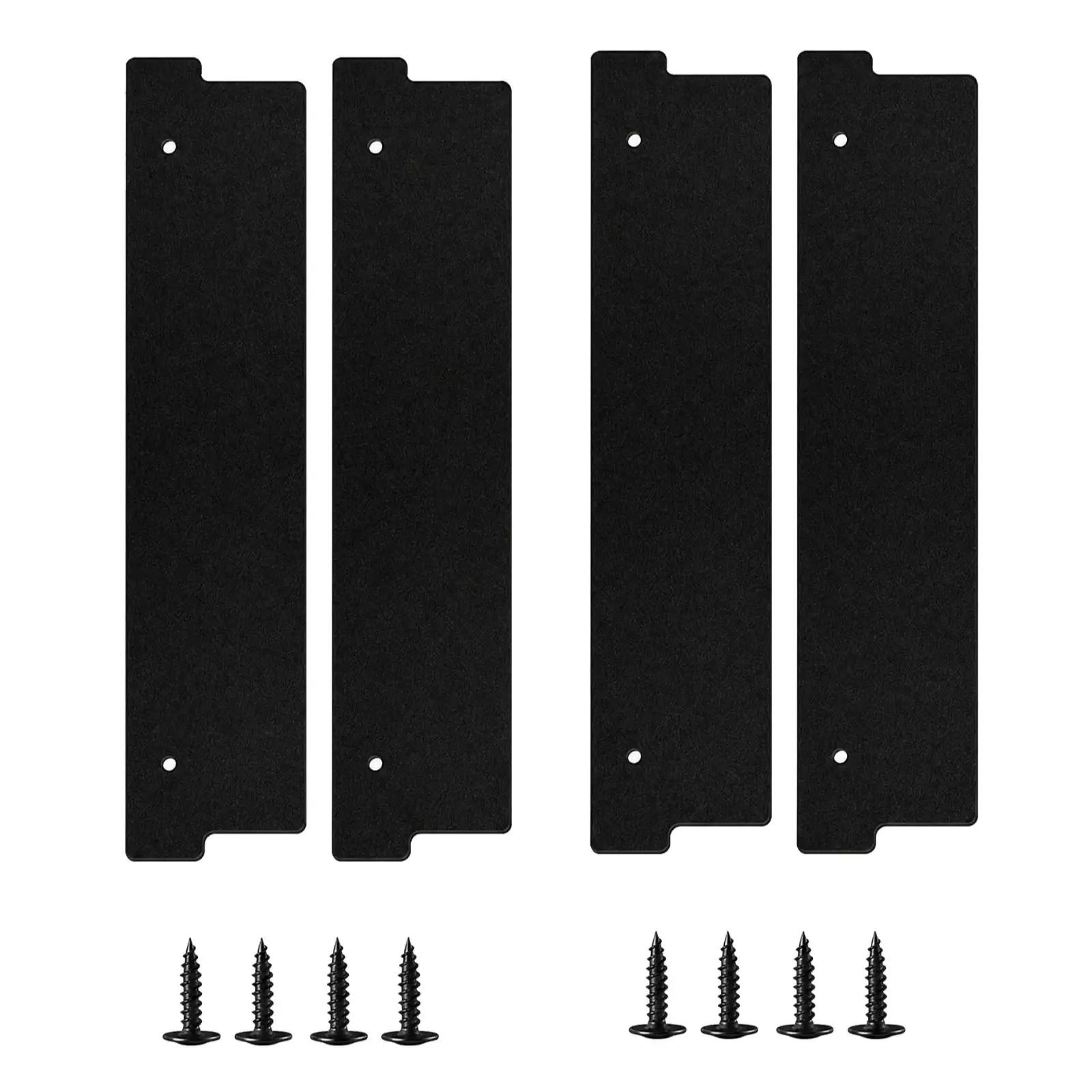 Restroom Stall Door Opening Filler Panel Water Resistant PP Privacy Strip for Public Toilet Partition Gap Sealing