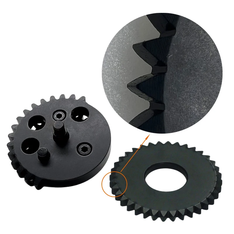 CNC Steel Cut 40Cr Series Sector Gear for Version 2/3 Airsoft Gearbox