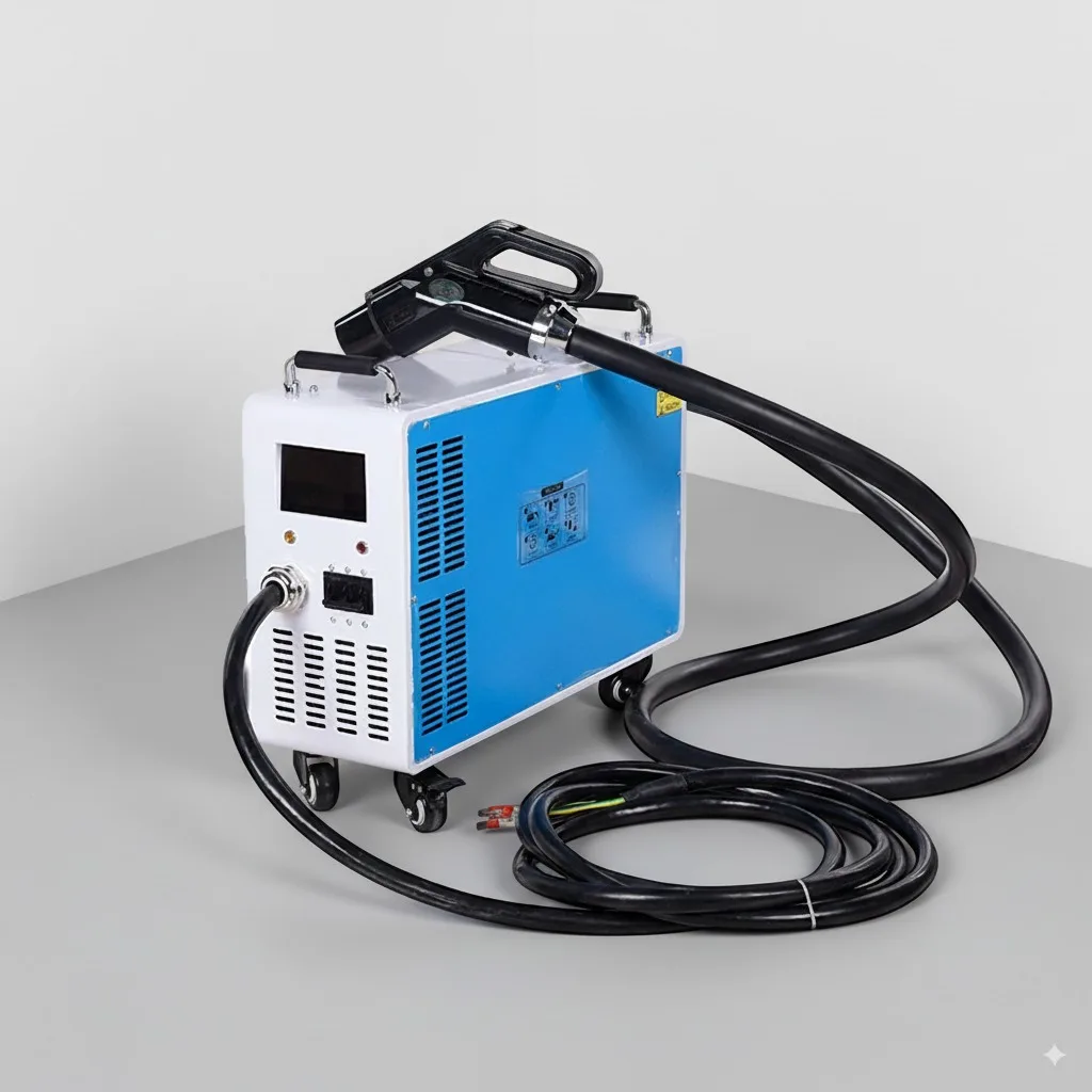 

20KW 30KW 40KW 60KW DC Fast Portable EV Charger With CCS1 CCS2 GBT ChadeMO Connectors Smart Portable Charging Stations For BYD