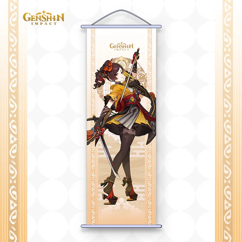 Anime Genshin Impact Chiori Arlecchino Chevreuse Navia Furina Wriothesley Cosplay Decorative Picture Xmas Gift Hang A 