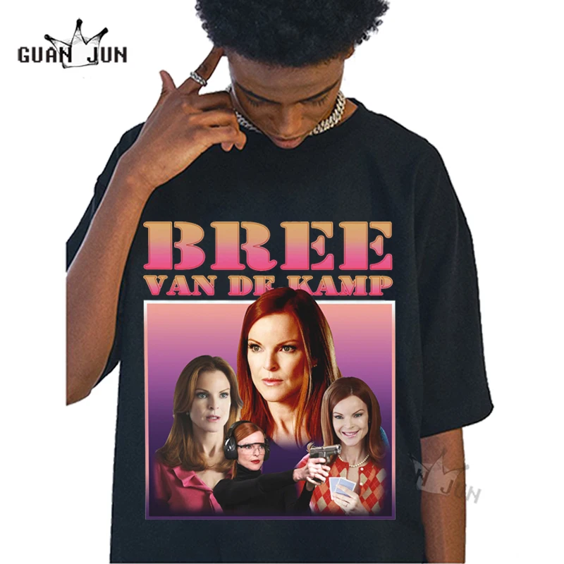 Bree Van De Kamp Homage T-shirt For Women Desperate Housewives Fans Men\'s Unisex Print T Shirt TV Comedy Series Funny Tees