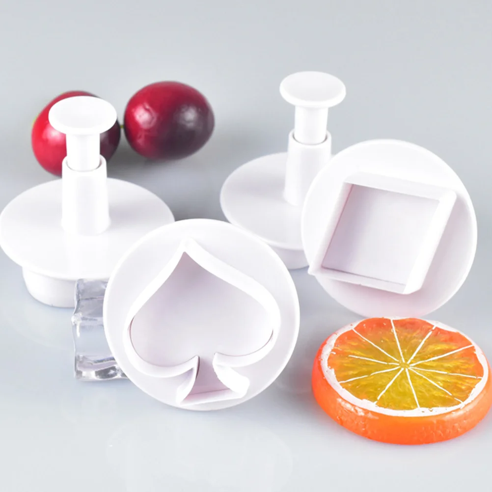 

8Pcs Poker Card Cookie Mold Set Flexible Baking Tool for Cupcake Cake Chocolate DIY Decoration Easy Clean Nonstick
