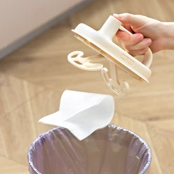 Kitchen Cleaning Brush Replaceable Disposable Magic Cloth with Handle Cleaning Cloth Wipes Portable Tableware Cleaning Rags