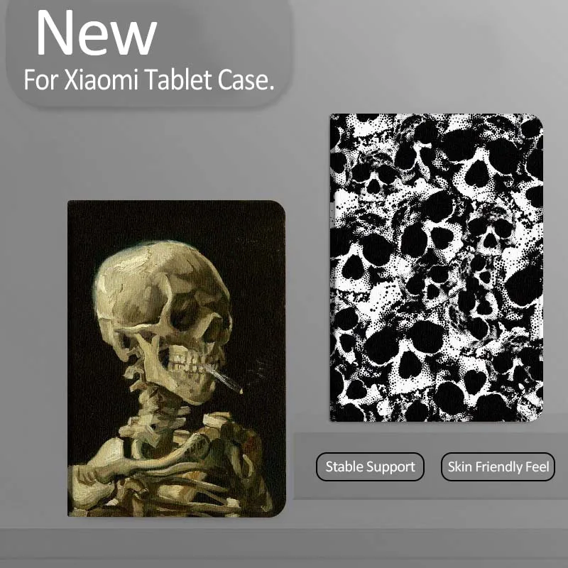 

Чехол для планшета с мультяшным рисунком в виде черепа для Xiaomi Redmi Mini Pad SE K 2 4 5 6 7 8 2023 2025 11 8.8 11.2 10.1 Pro