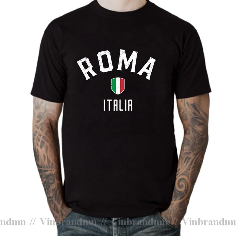 Vintage Italy Flag Style Roma Milano Catania Venezia Firenze T Shirt men New Stylish Fashion Travel T-Shirt Funny T-Shirts