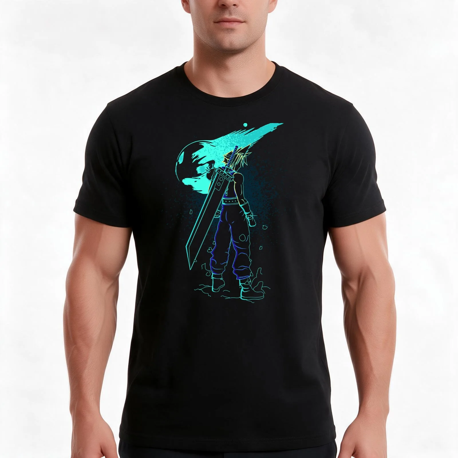 Shadow of Meteor T-Shirt Summer Casual Cotton Tee Oversized Streetwear Tops Vintage Graphic Print Loose Fit Short Sleeve
