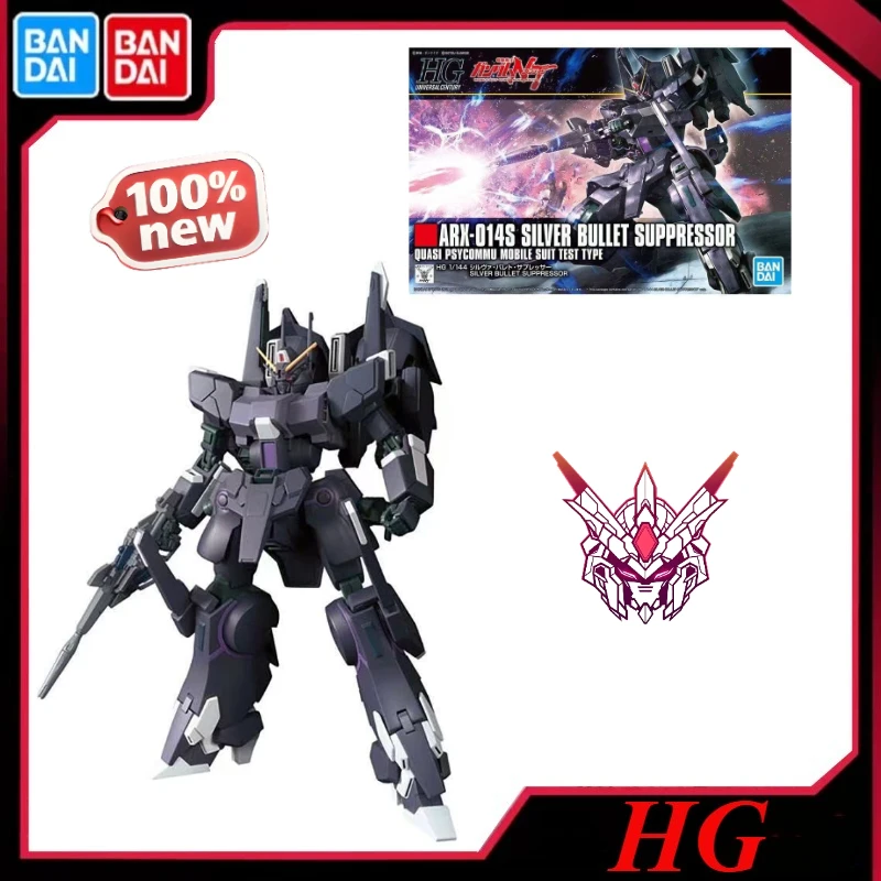 

В наличии Bandai Original HG HGUC 225, серебряная пуля Gundam, сборная модель, коллекционные праздничные подарки, украшения для студии