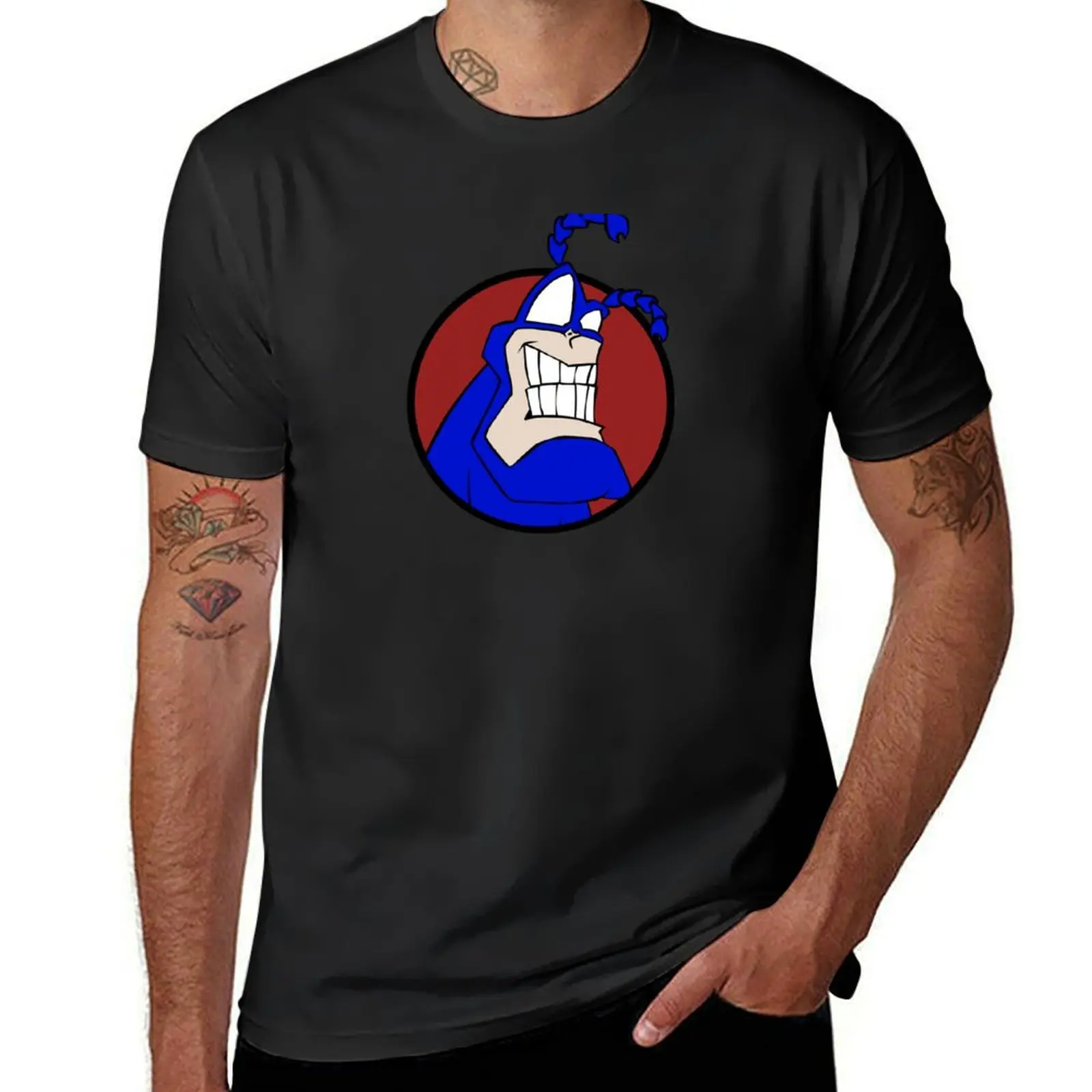 

The Tick T-Shirt blacks Short sleeve tee shirts graphic tees summer tops T-shirt men
