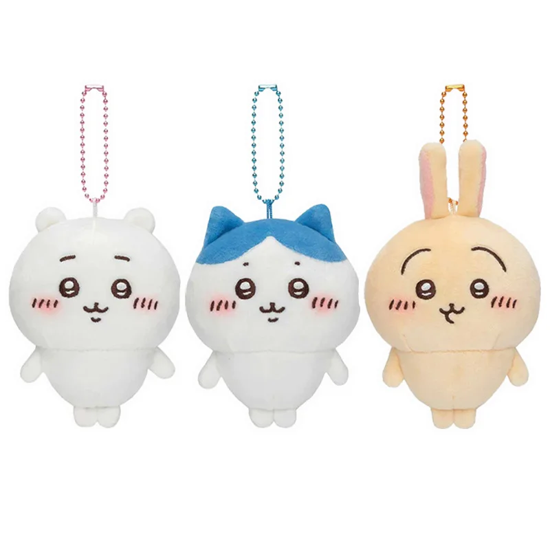 10cm kawaii chiikawa boneca hachiware anime bonito usagi saco dos desenhos animados pingente chaveiro boneca de pelúcia pingente brinquedos presente aniversário