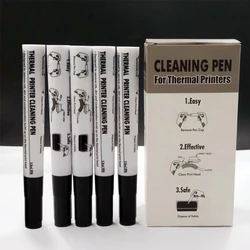5Pcs Maintenance Pen Decontamination Pen Printer Printhead Cleaning Pen Label Card Printer Thermal Printer Cleaning Pen