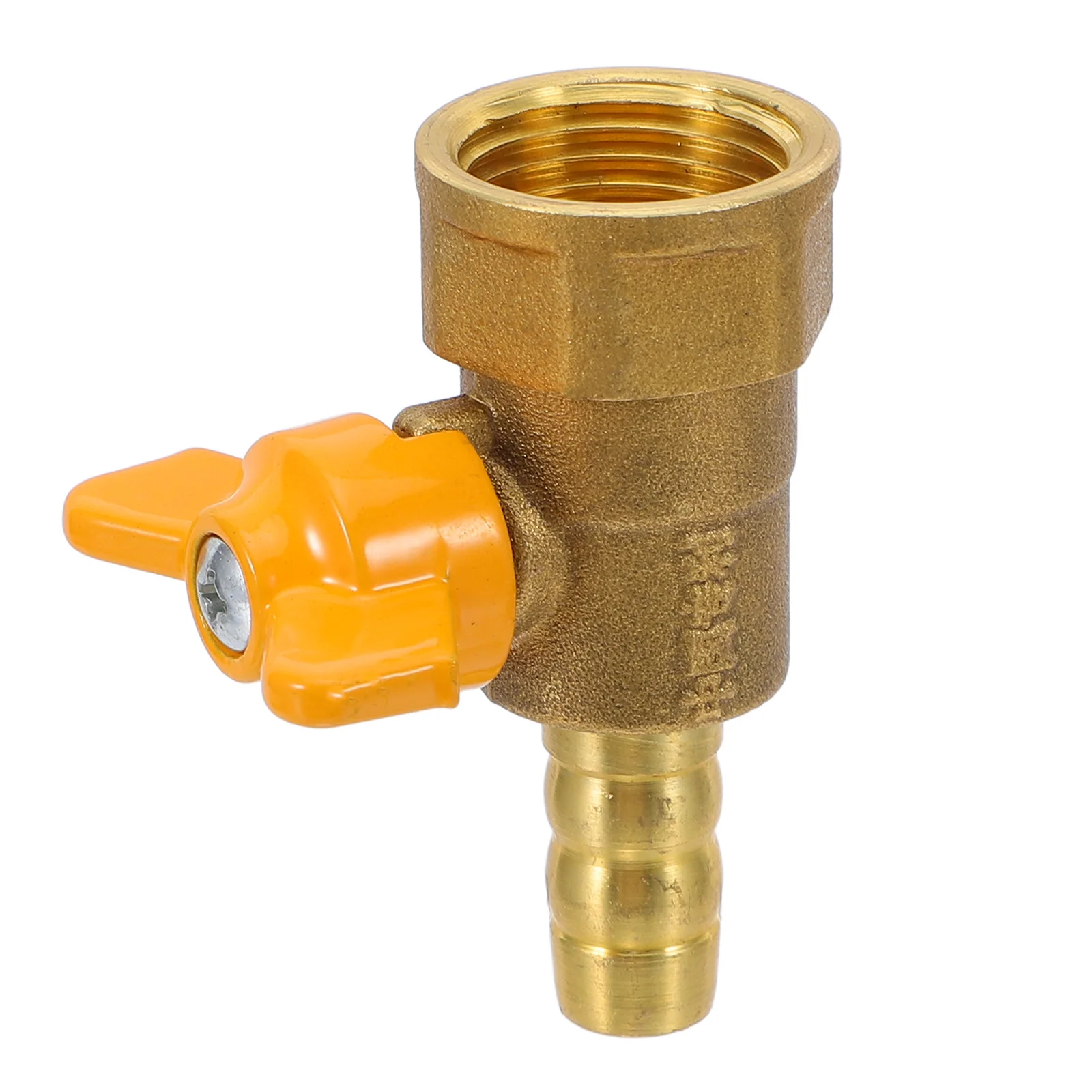 

Brass Gas Ball Valve Thickened Copper Shut-Off Valve Female Thread Butterfly Handle Fire Pit Gas Stove Furnace Camping Use