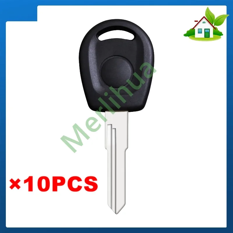FOR VW Jetta Secondary Spare Transponder Key Shell, Replacement Key Housing Equipped With Chip Slot & Right‑Groove Uncut Blank